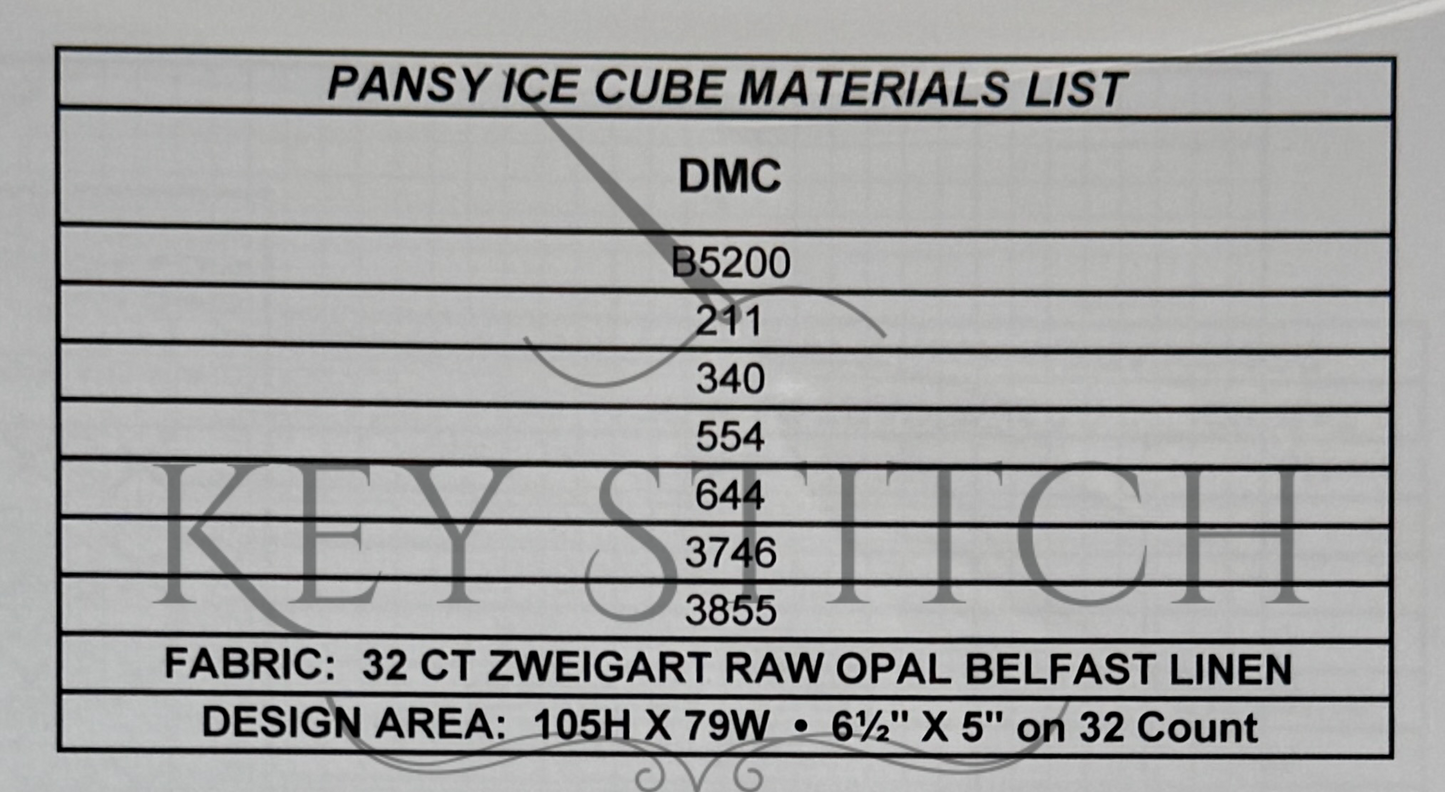 Just Nan - Pansy Ice Cube