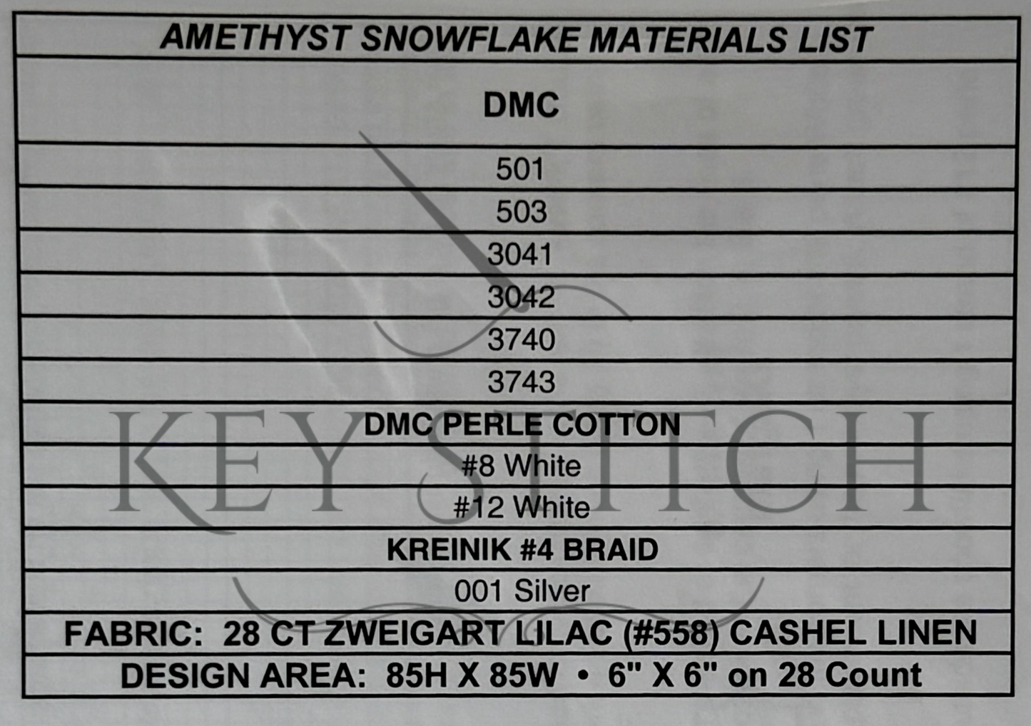 Just Nan - Amethyst Snowflake
