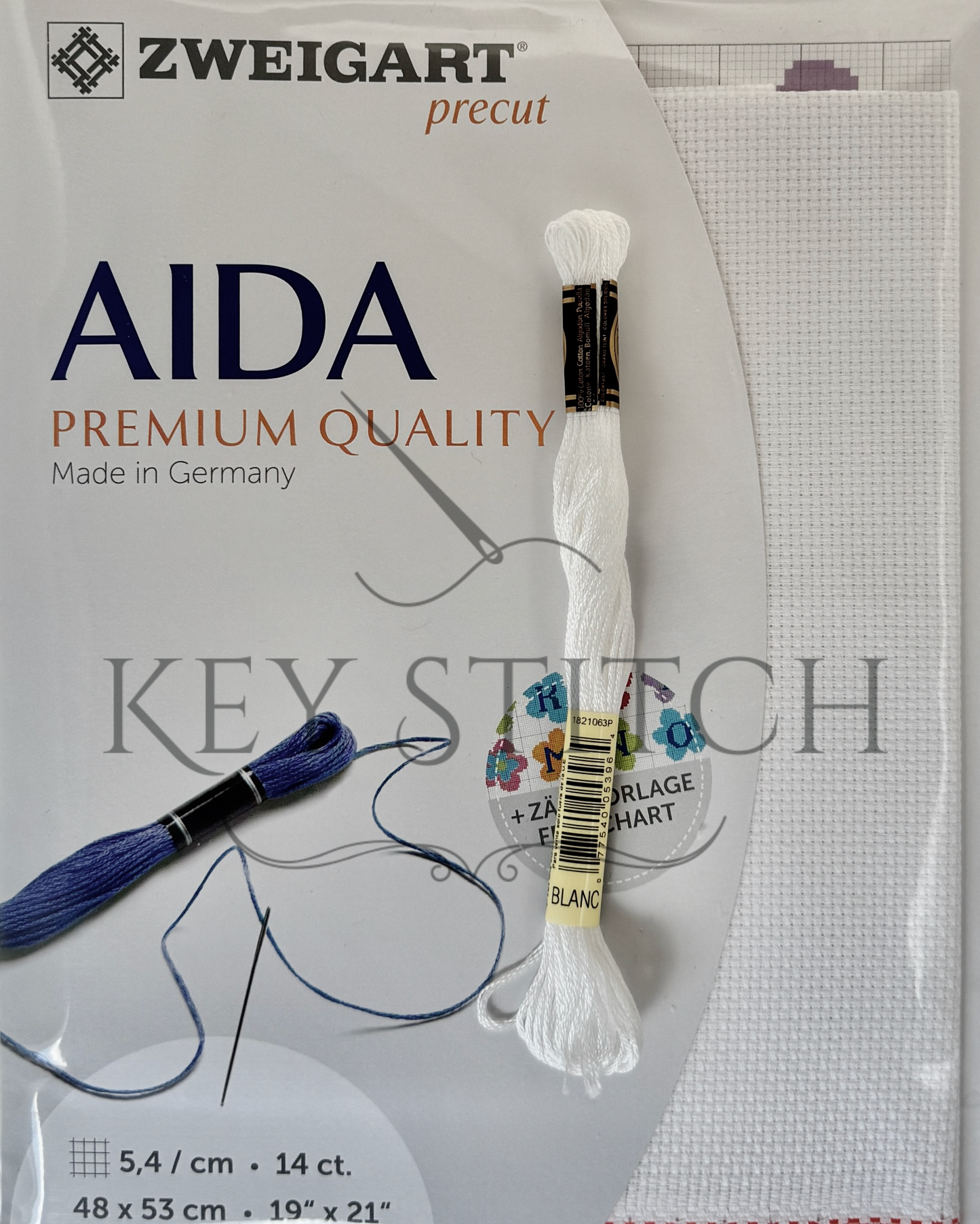 Zweigart Aida 14ct Colour 100