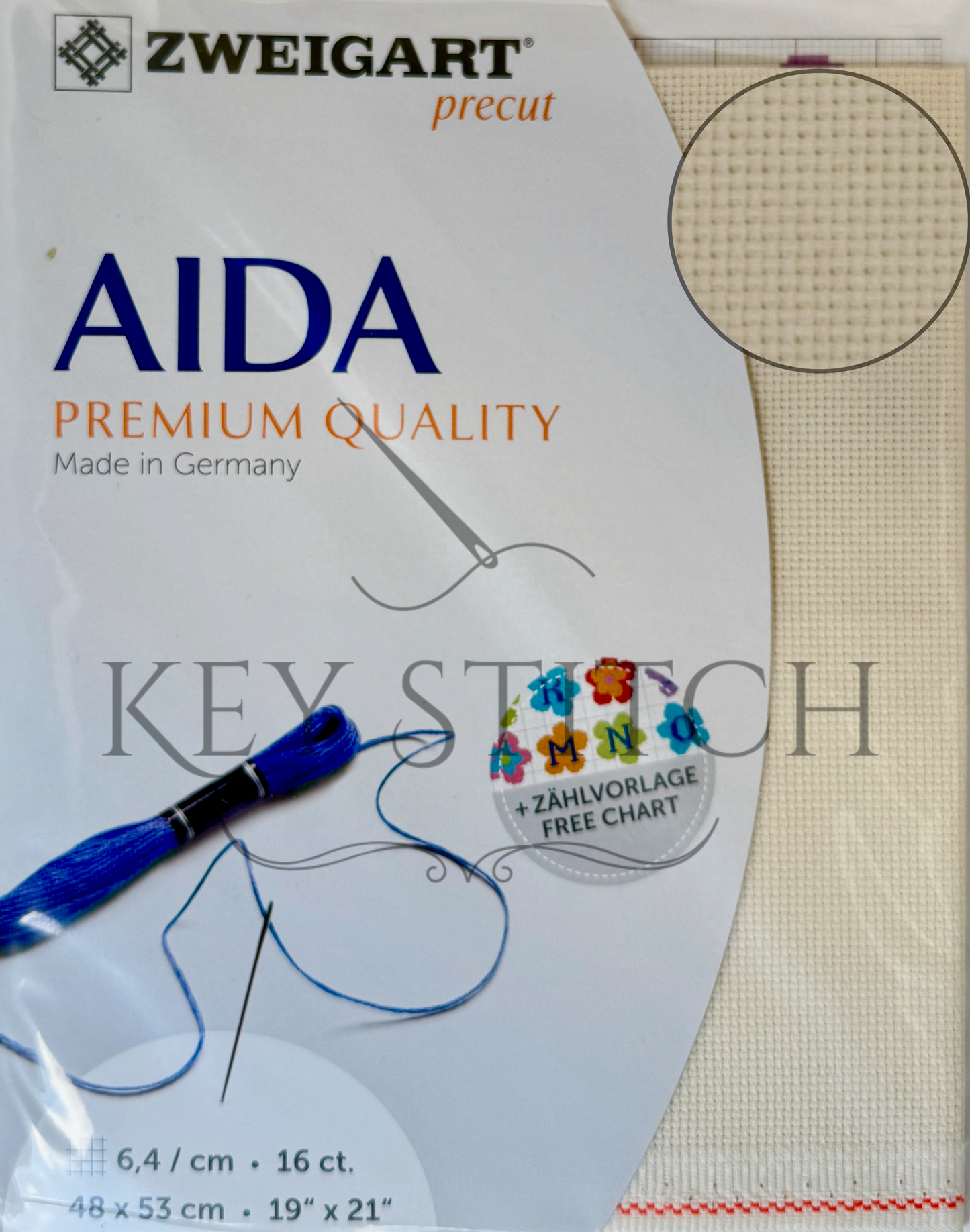 Zweigart Aida 16ct Colour 264