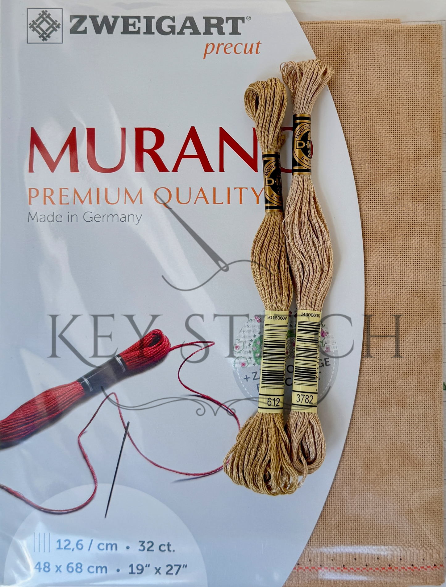 Zweigart Murano 32ct Colour 3009