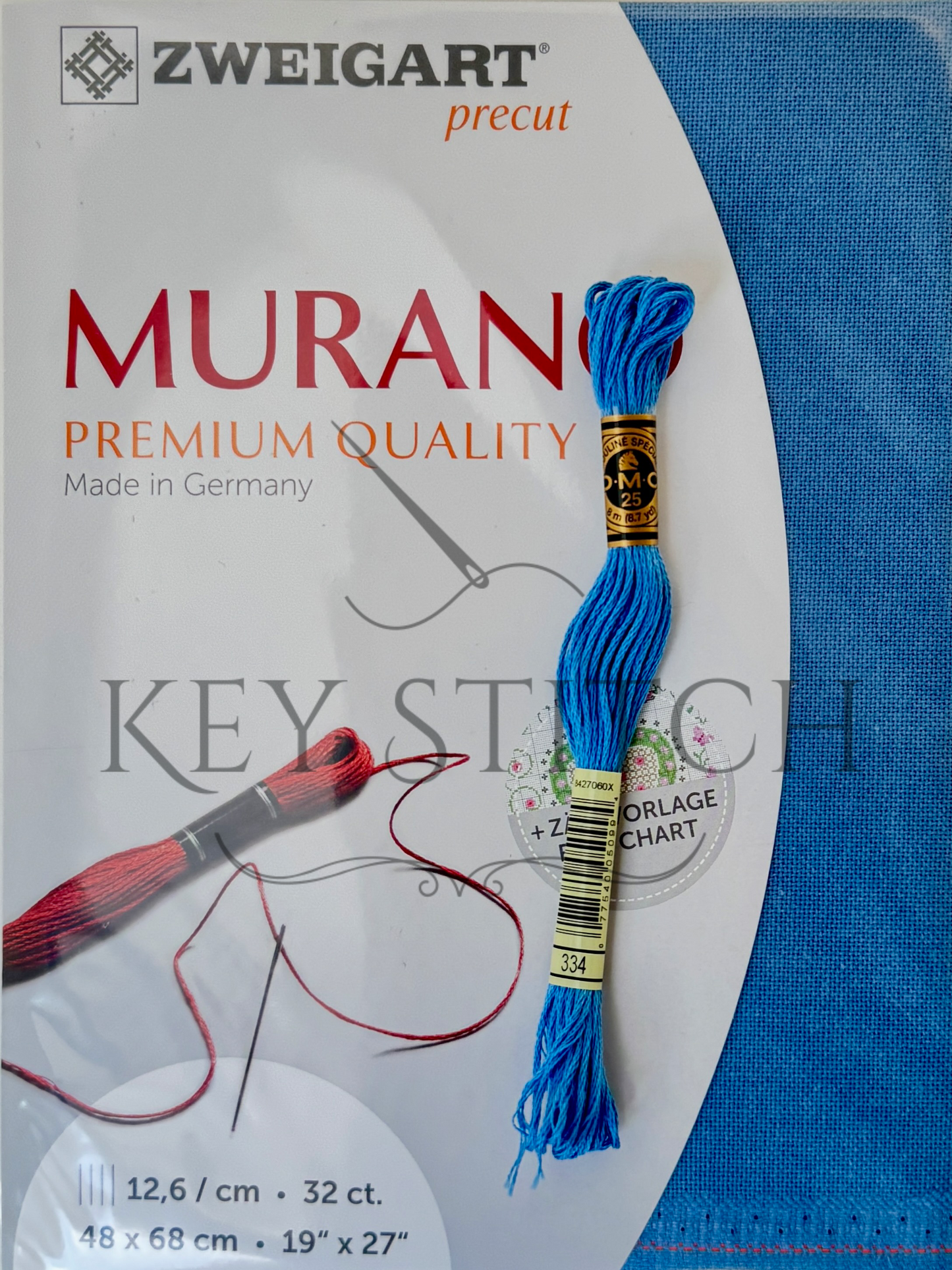 Zweigart Murano 32ct Colour 522