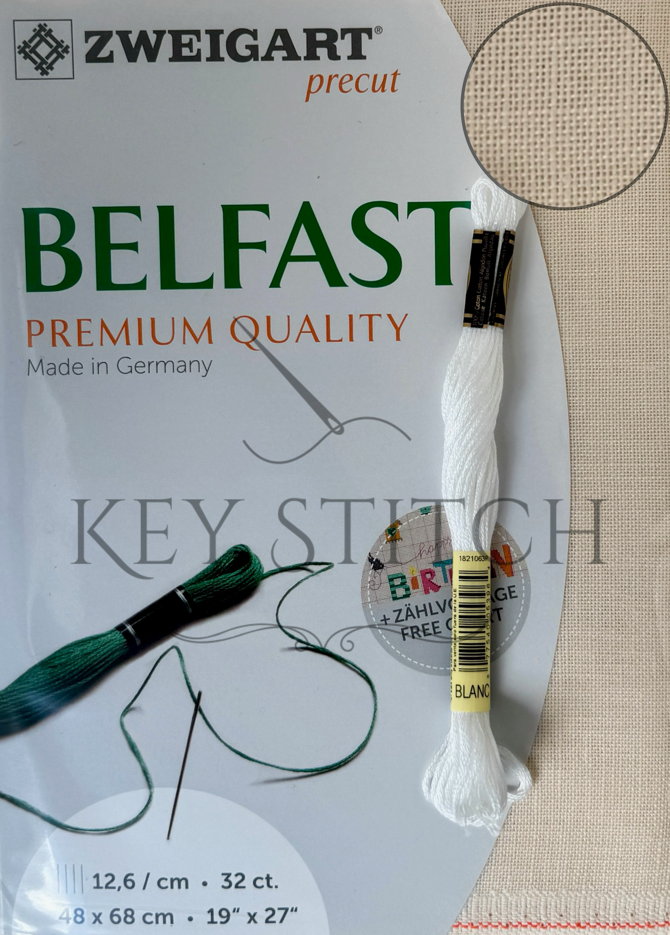 Zweigart Belfast 32ct Colour 99