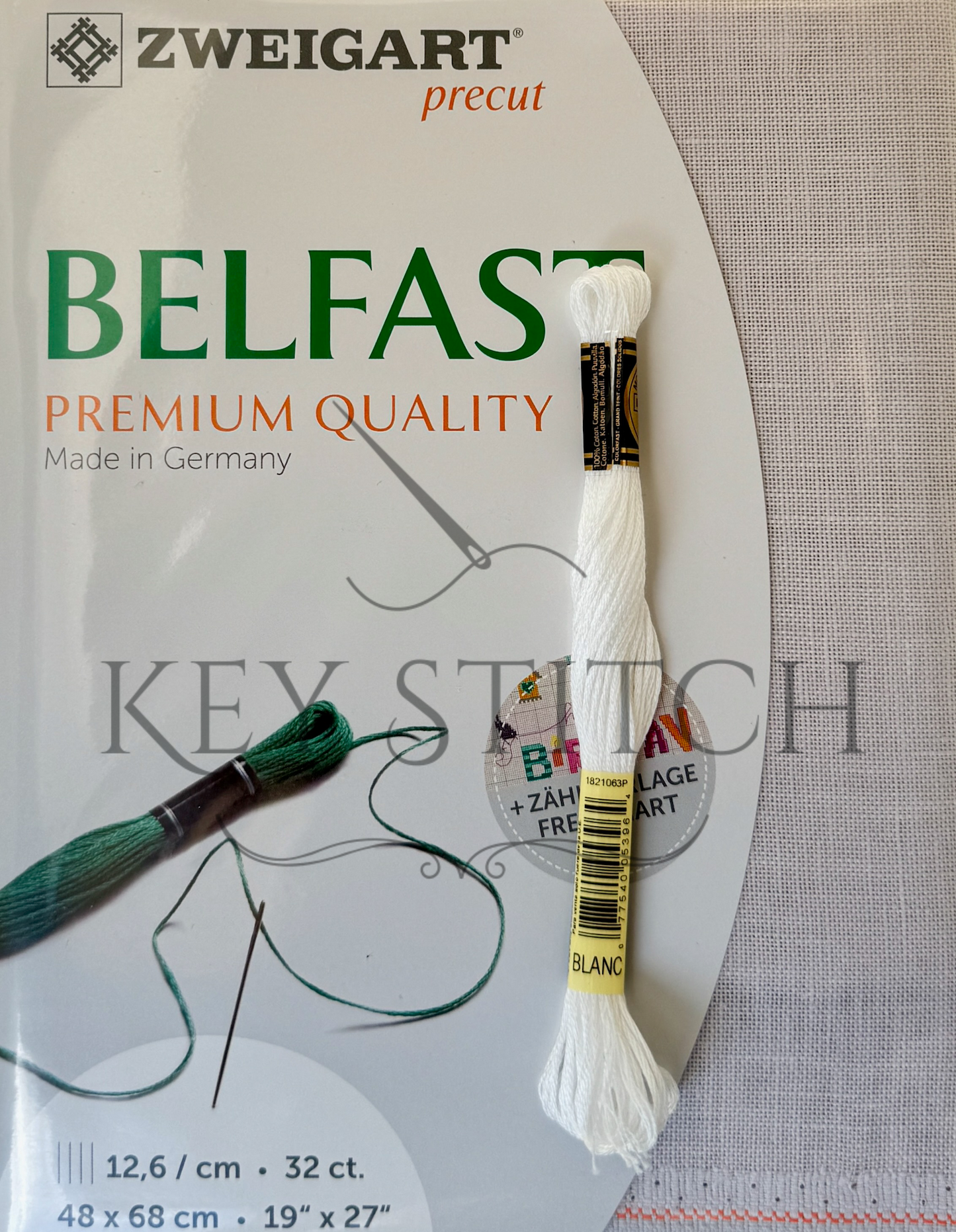 Zweigart Belfast 32ct Colour 2055