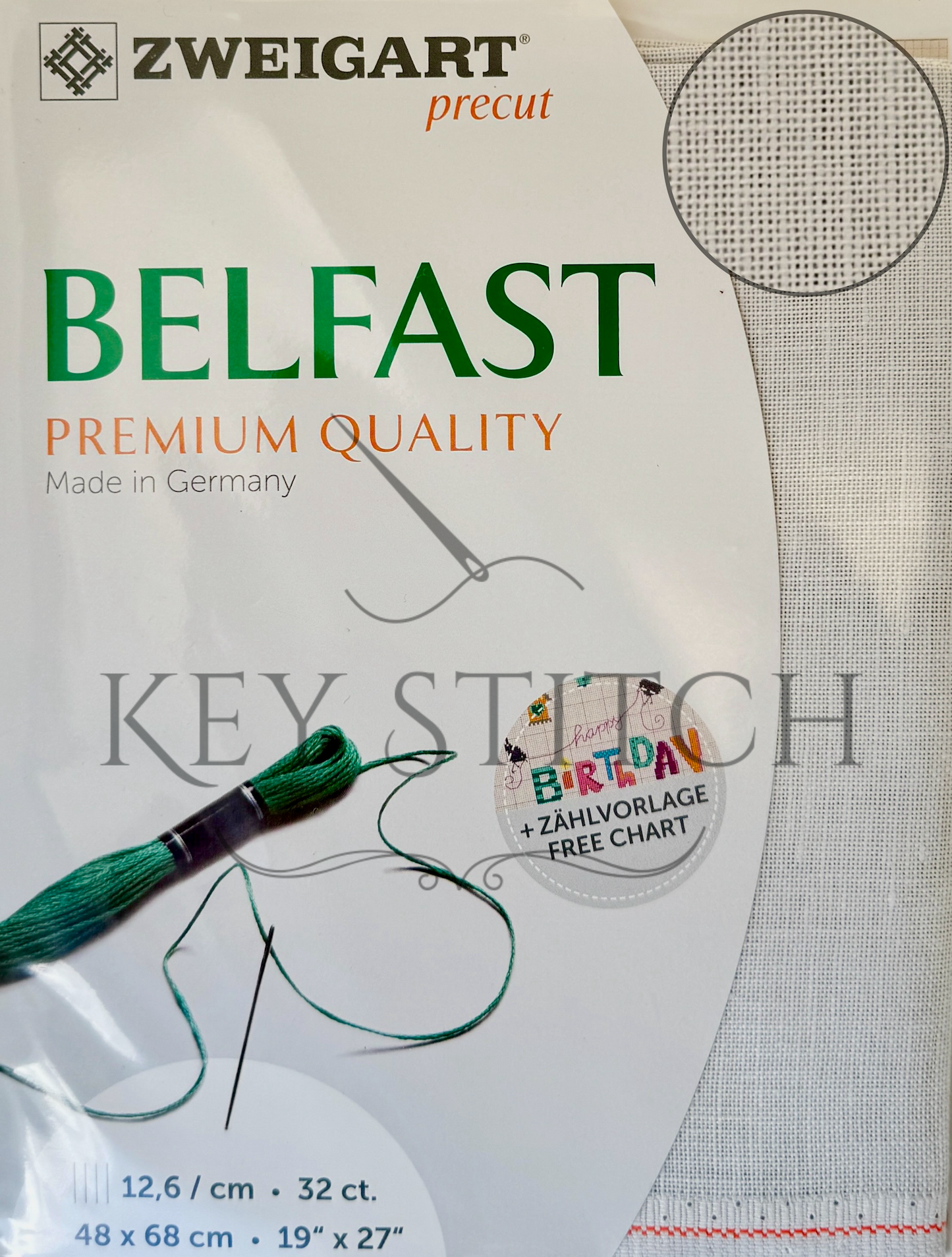 Zweigart Belfast 32ct Colour 7011