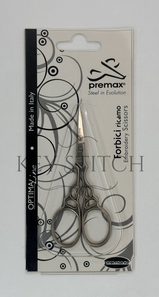 Premax - Ebroidery Scissors Openwork - Optima Classica (9cm)