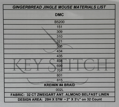 Just Nan - Gingerbread Jingle Mouse