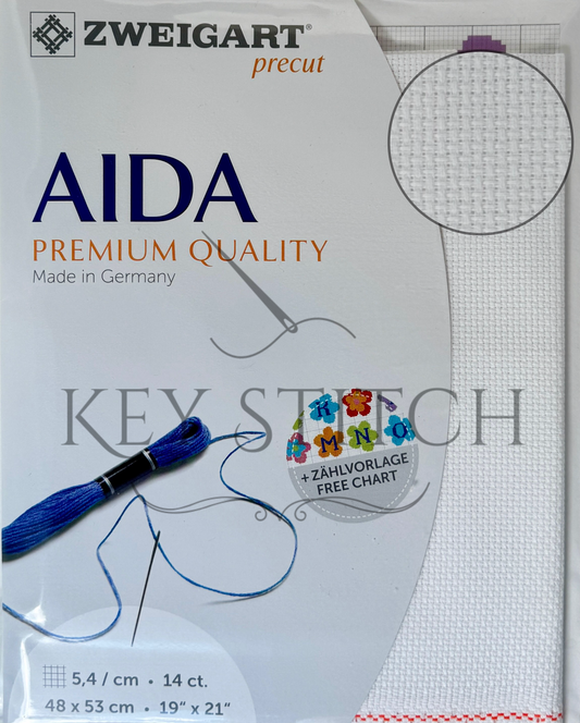 Zweigart Aida 14ct Colour 100