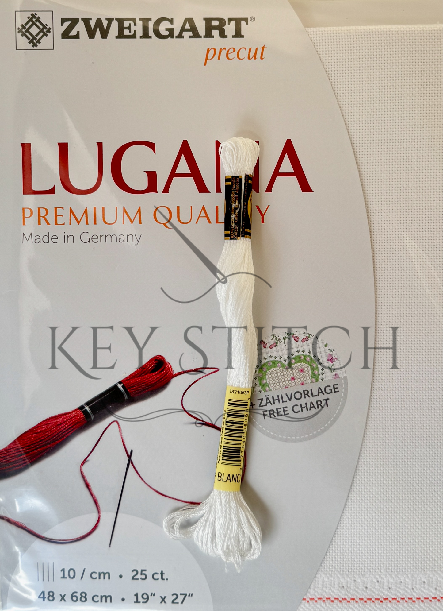 Zweigart Lugana 25ct Colour 100