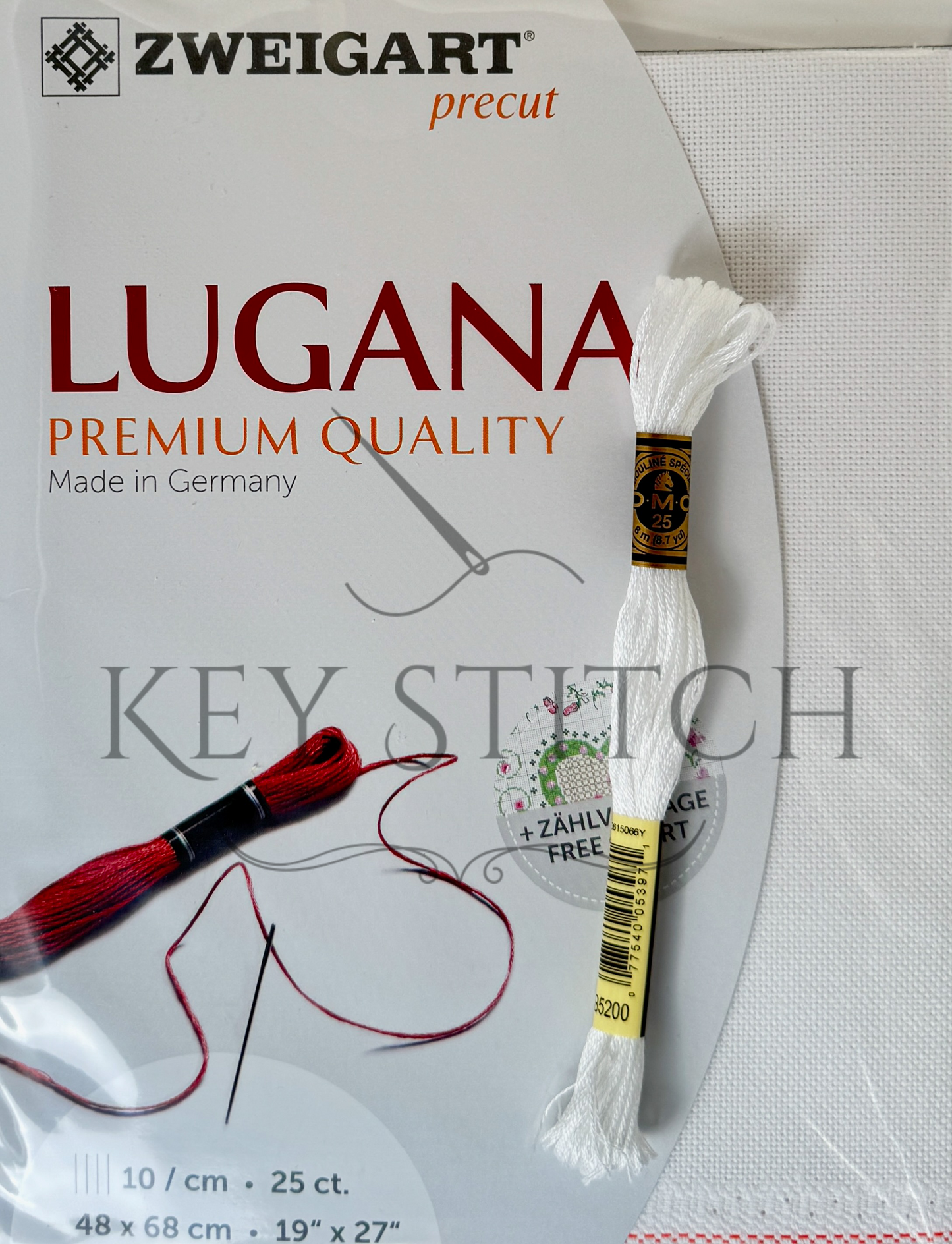 Zweigart Lugana 25ct Colour 100