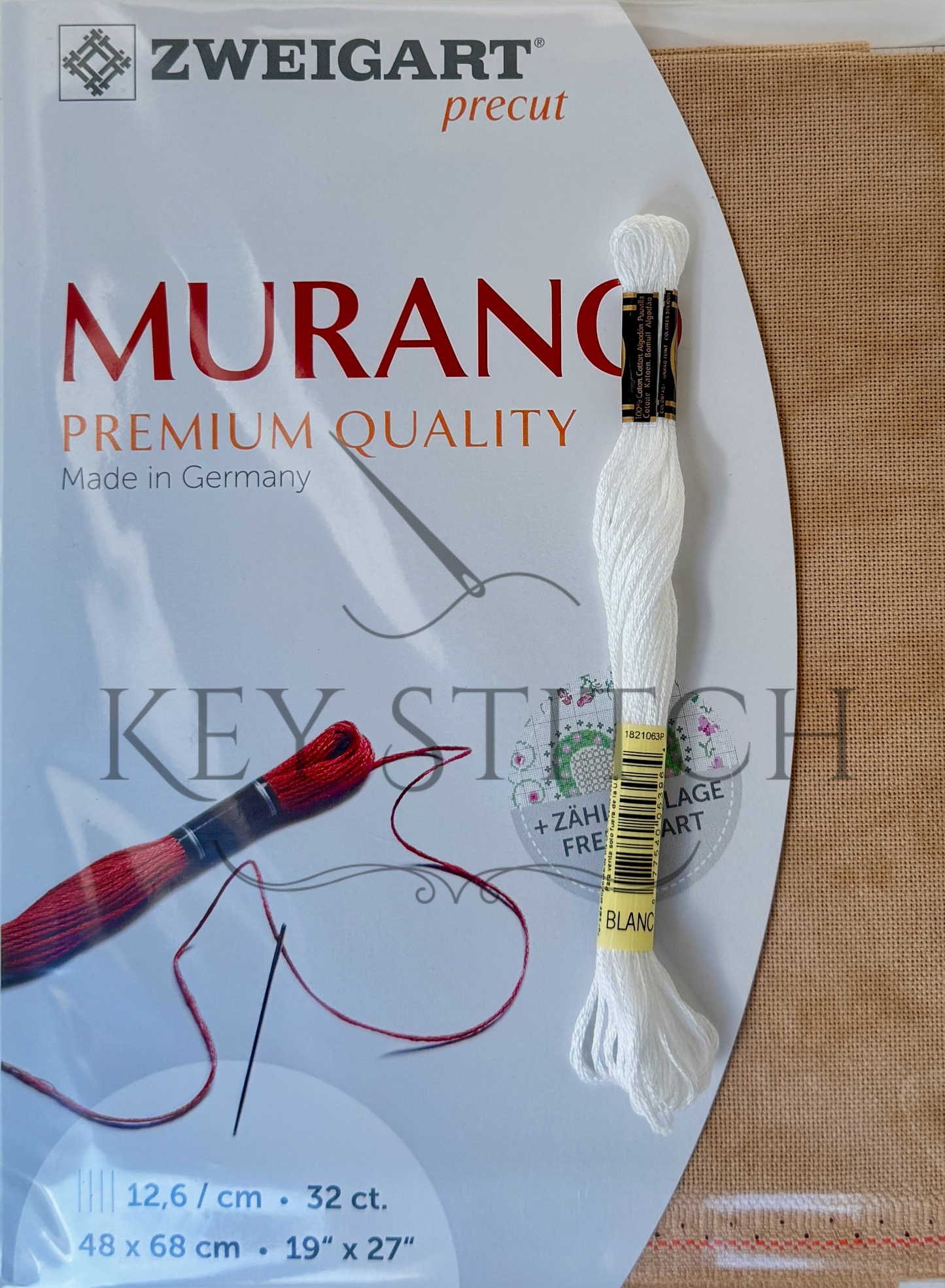 Zweigart Murano 32ct Colour 3009