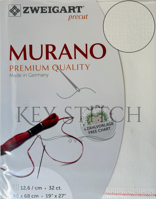 Zweigart Murano 32ct Colour 101