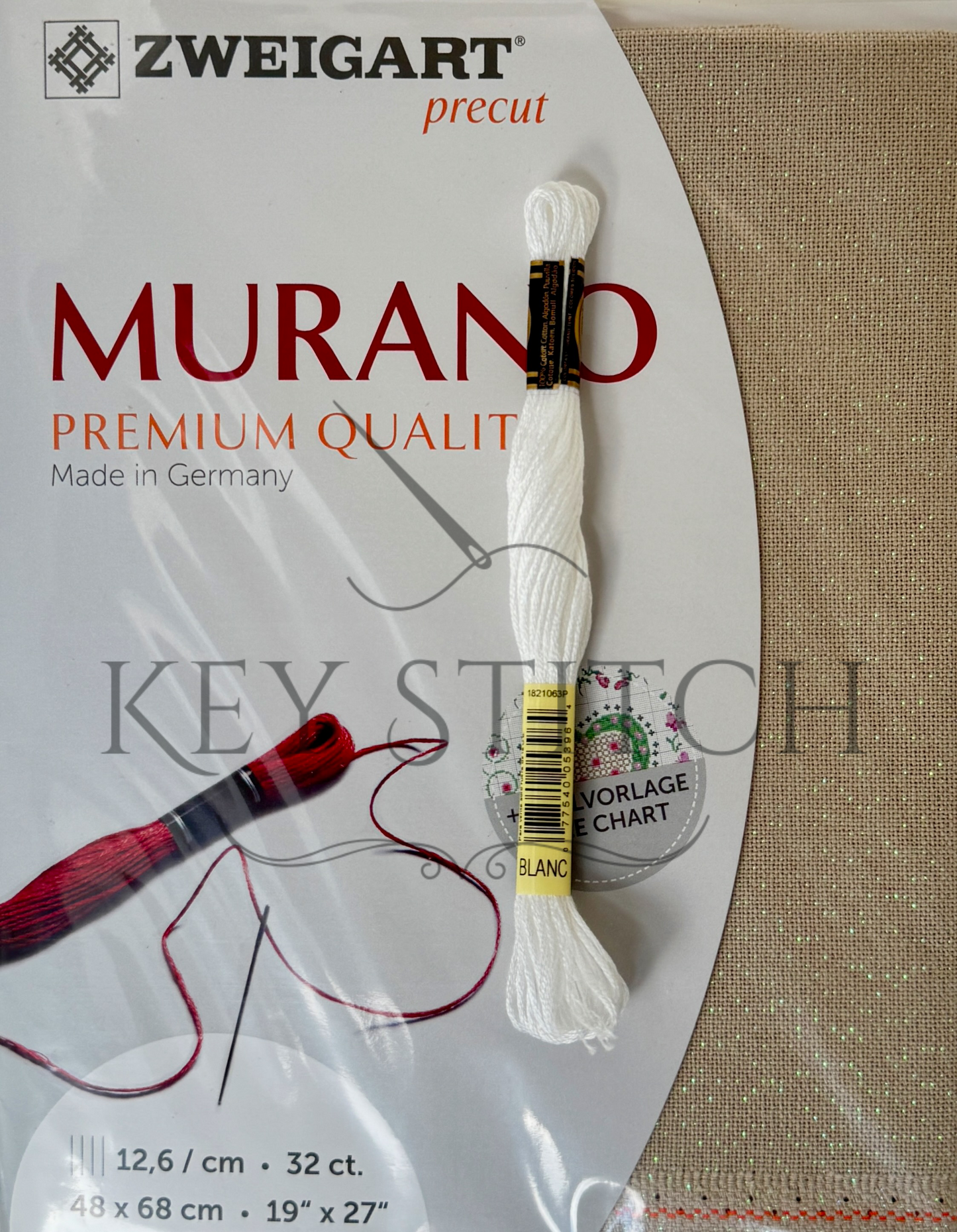 Zweigart Murano 32ct Colour 7211
