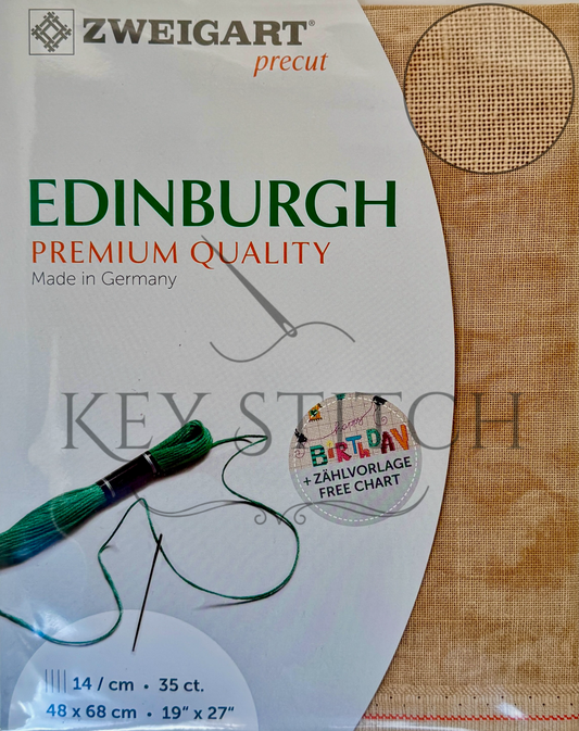 Zweigart Edinburg 36ct Colour 3009