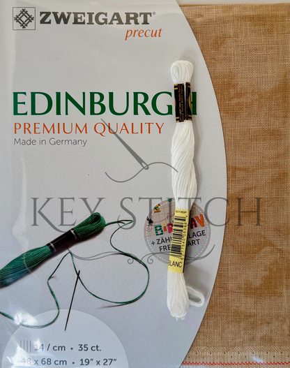 Zweigart Edinburg 36ct Colour 3009