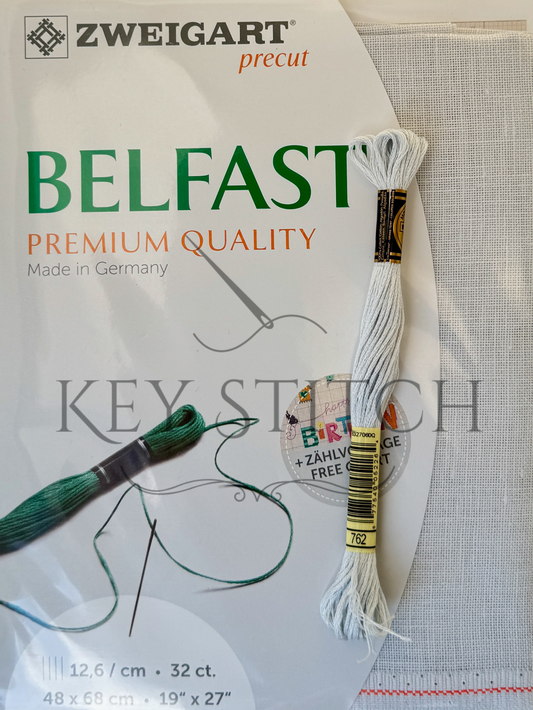 Zweigart Belfast 32ct Colour 7011