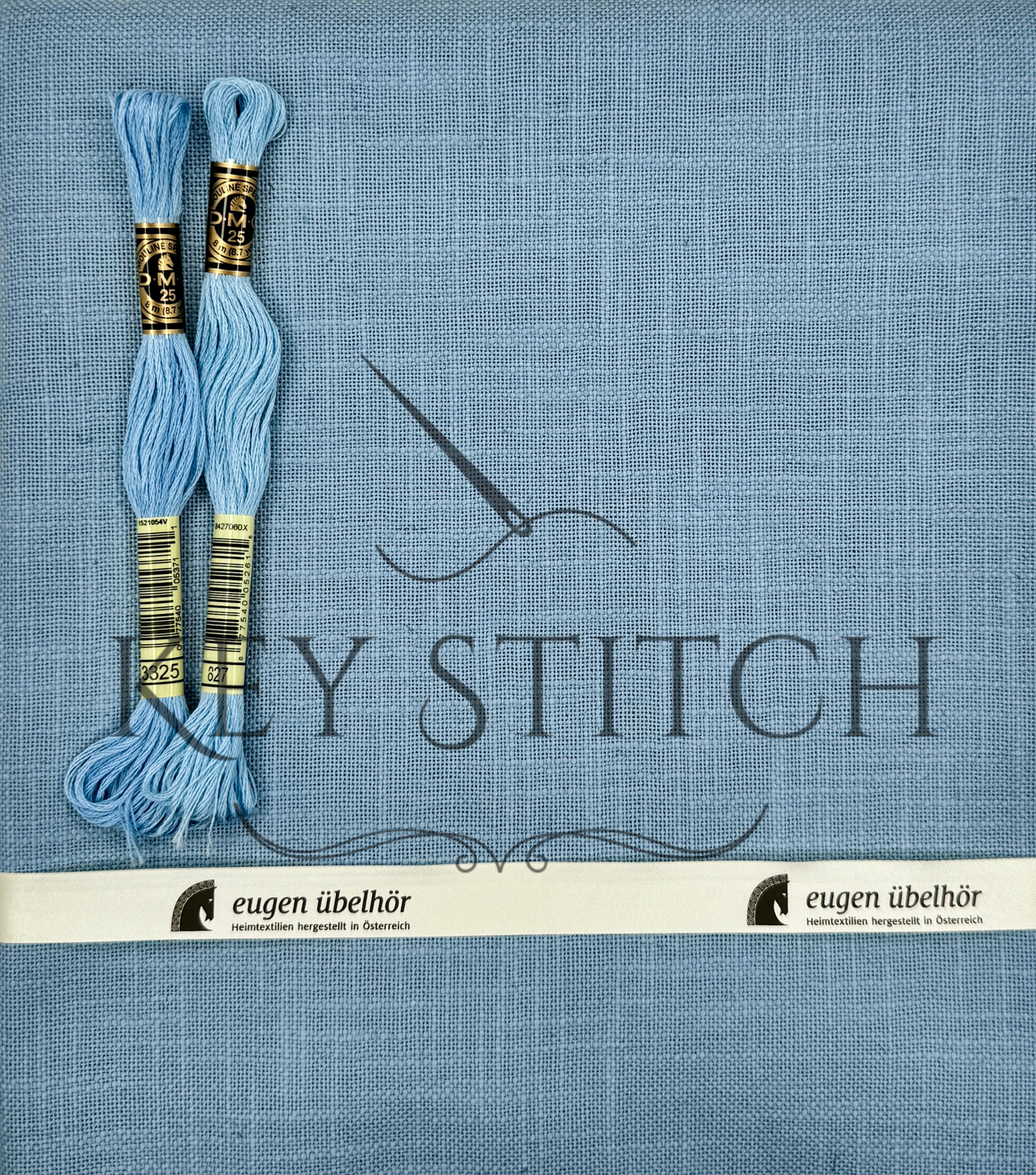 Übelhör Eva 28ct Colour 4081 Mittelblau