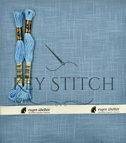 Übelhör Eva 28ct Colour 4081 Mittelblau