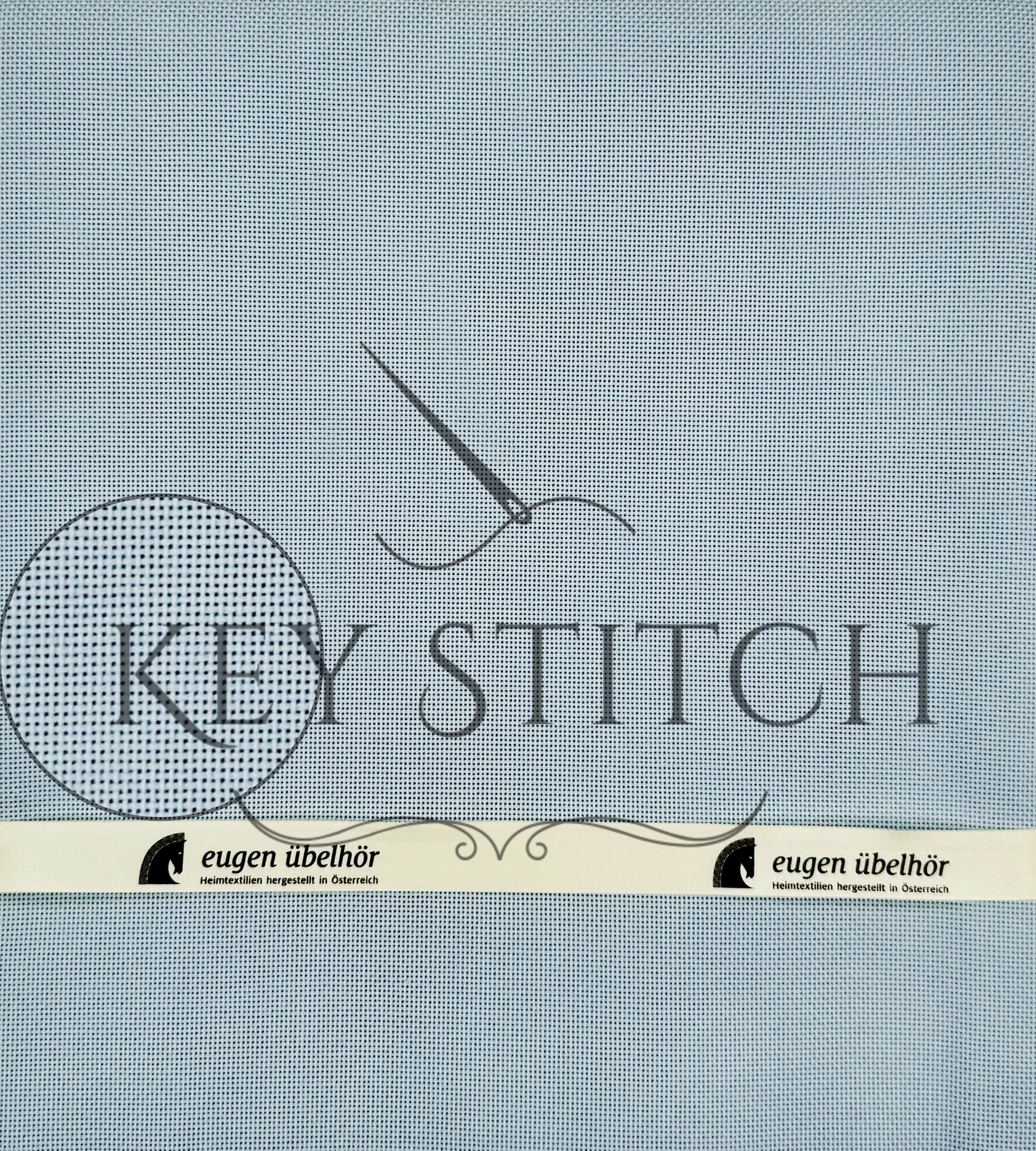 Übelhör Etamin 25ct Colour 265 Hell Blau