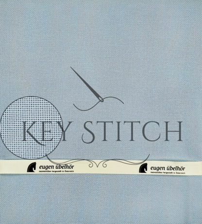 Übelhör Etamin 25ct Colour 265 Hell Blau