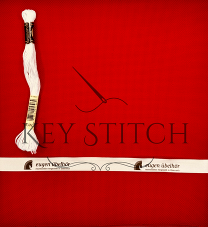 Übelhör Etamin 25ct Colour 269 Dunkel Rot