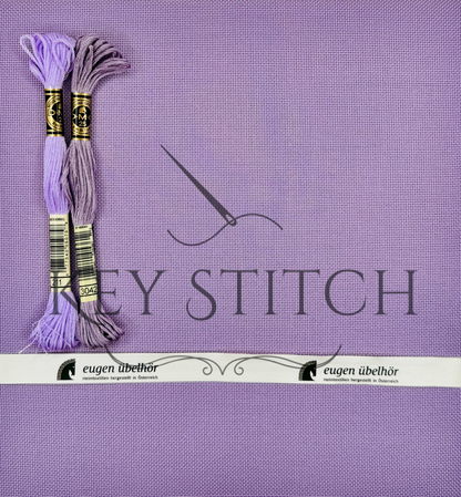 Übelhör Etamin 25ct Colour 256 Flieder