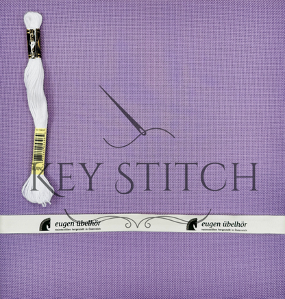 Übelhör Etamin 25ct Colour 256 Flieder