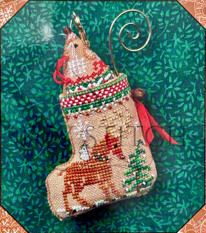 Just Nan - Gingerbread Mouse Reindeer Stocking