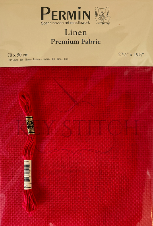 Permin CL076L/30 Christmass Red